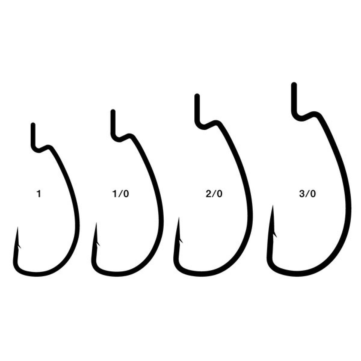 Gamakatsu WORM HOOK EWG ROCK FISH #3/0 (6 pcs/pack) NSB