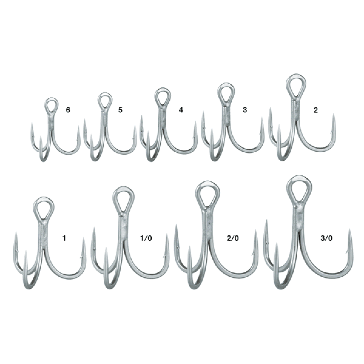 Gamakatsu TREBLE SP H #6 (6 pcs/pack) HPS - Britannic Trade