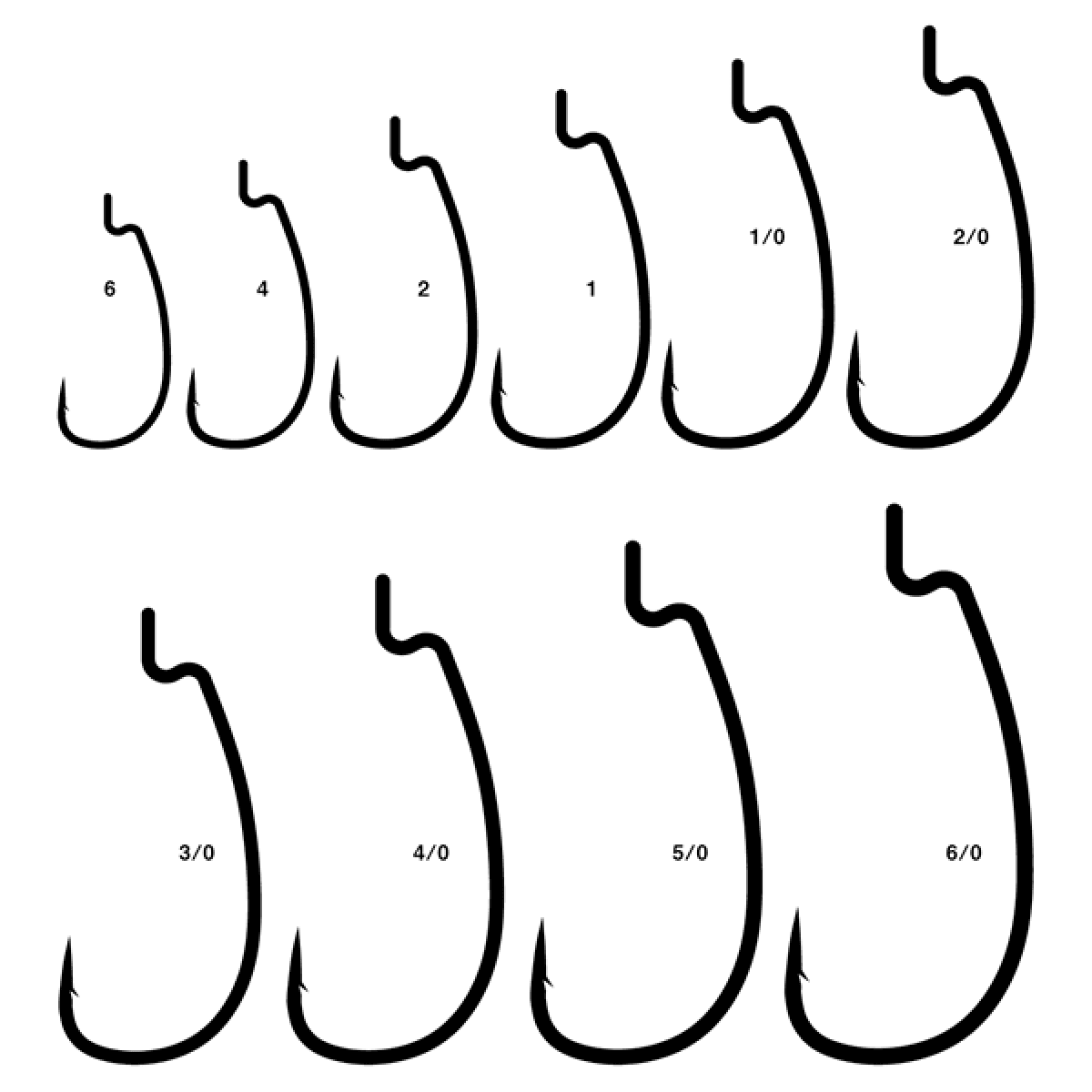 Gamakatsu THEO RISE OFFSET WG-M #5/0 (5 pcs/pack) NSC - Britannic Trade