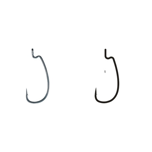 Gamakatsu THEO RISE OFFSET WG-H #1 (5 pcs/pack) fishing terminal tackle — photo 2