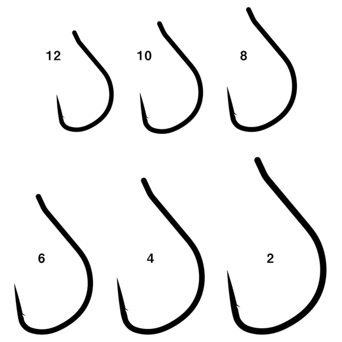 Gamakatsu THEO RISE HANGER FC-L #12 (8 pcs/pack) NSC - Britannic Trade