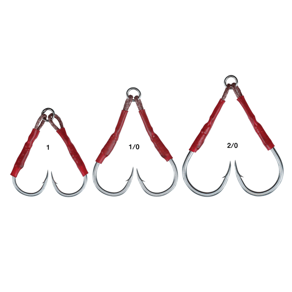 Gamakatsu Assist Hook SAGOSHI SNIPER #1 (2 sets/pack) SILVER