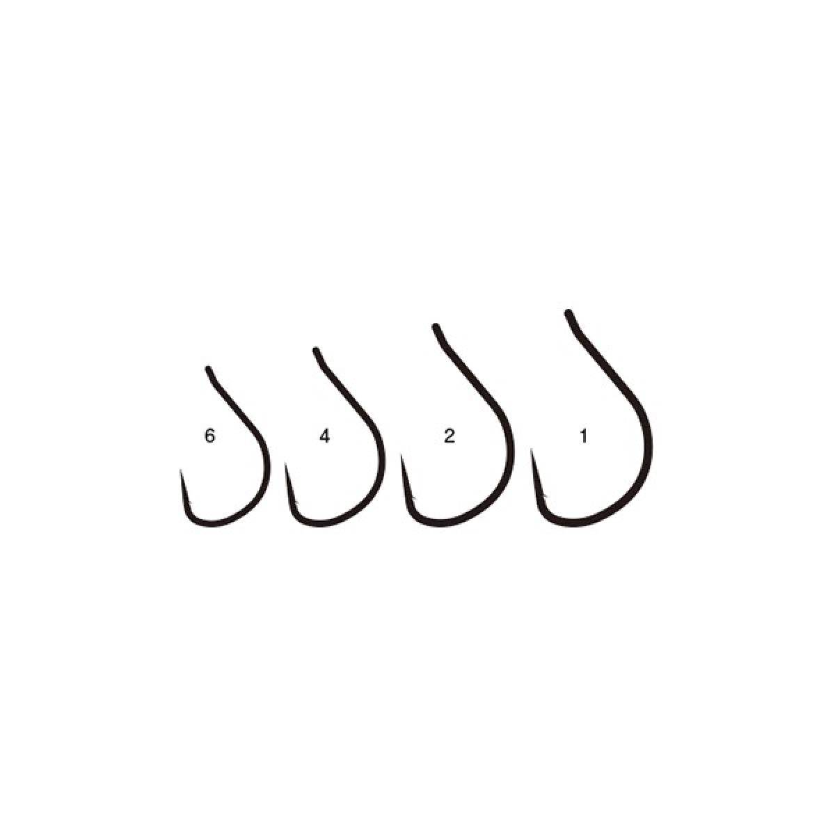 Gamakatsu THEO RISE HANGER FC-M #1 (6 pcs/pack) - Britannic Trade