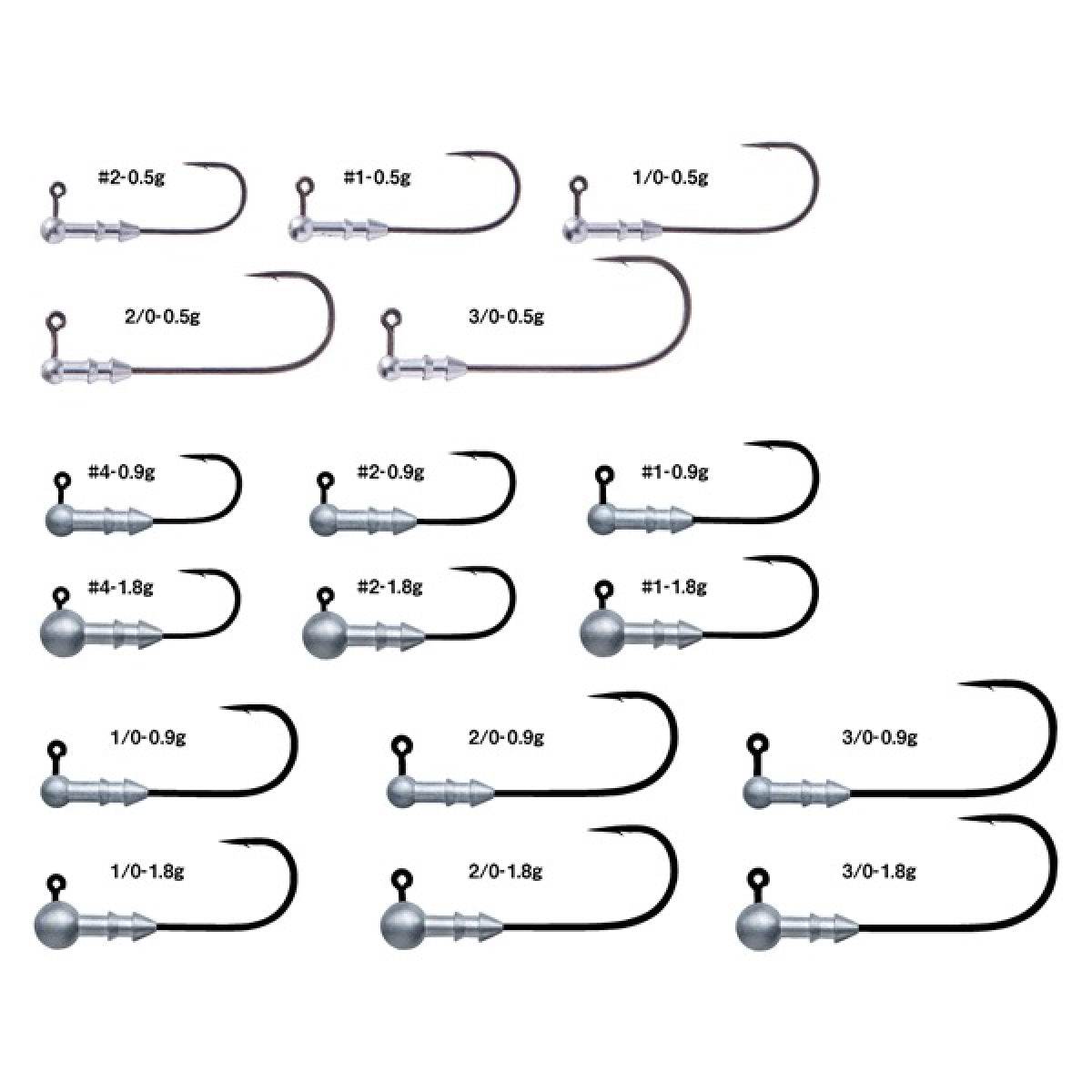 Gamakatsu HORIZON HEAD #4, 1.3g 68690 (4 pcs/pack) - Britannic Trade