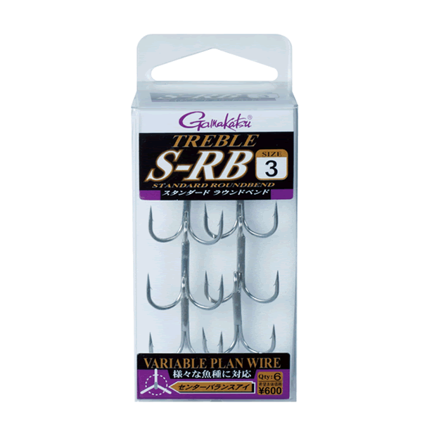 Gamakatsu Treble S-RB #10 (6 pcs/pack) NANO SMOOTH COAT fishing terminal tackle — photo 2