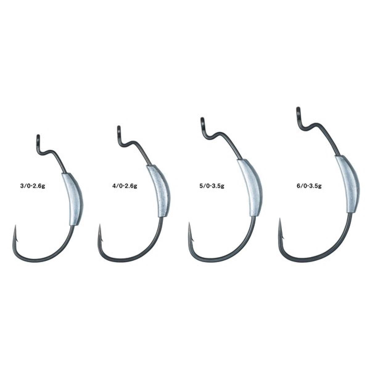 Gamakatsu THEO RISE SWG-M WAITED #4/0 - 2.6g (3 pcs/pack) - Britannic Trade