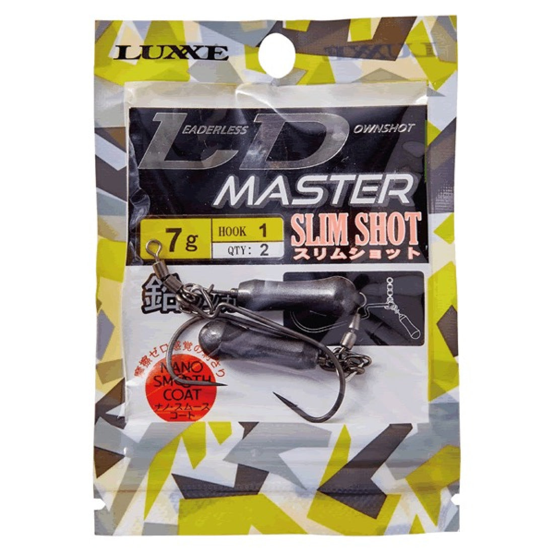 Gamakatsu LUXE LD MASTER NAMARI SLIM SHOT #4/0 - 5.2g (2 pcs/pack) fishing terminal tackle