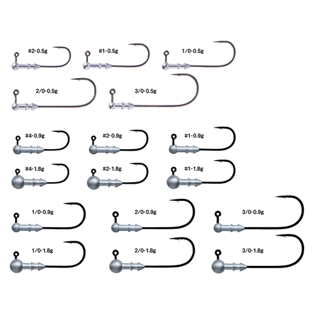 Gamakatsu HORIZON HEAD #1/0 : 0.5g (4 pcs/pack) fishing terminal tackle — photo 2