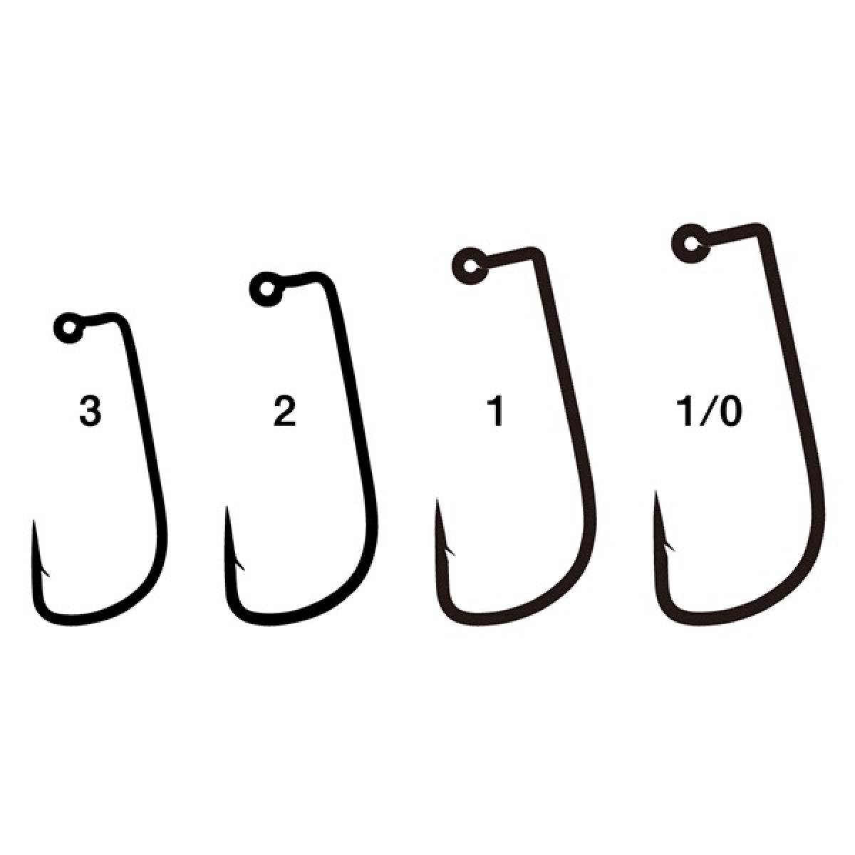 Gamakatsu WORM HOOK SOARIN ROLL #2 68762 (5 pcs/pack) NSB - Britannic Trade