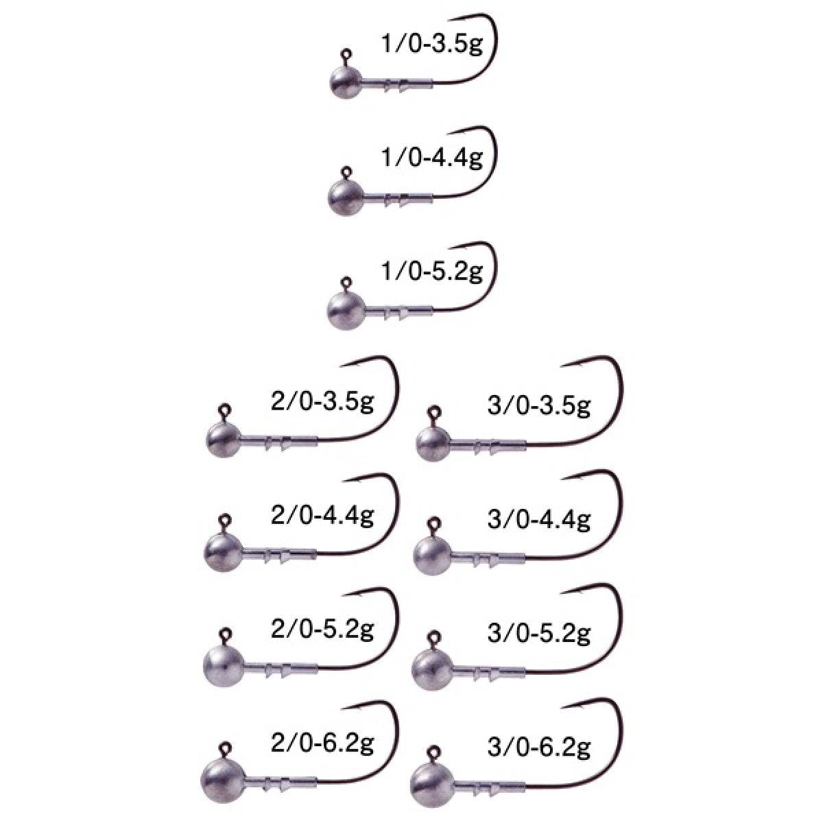 Gamakatsu HORIZON HEAD LG #3/0, 4.4g 68765 (4 pcs/pack) - Britannic Trade