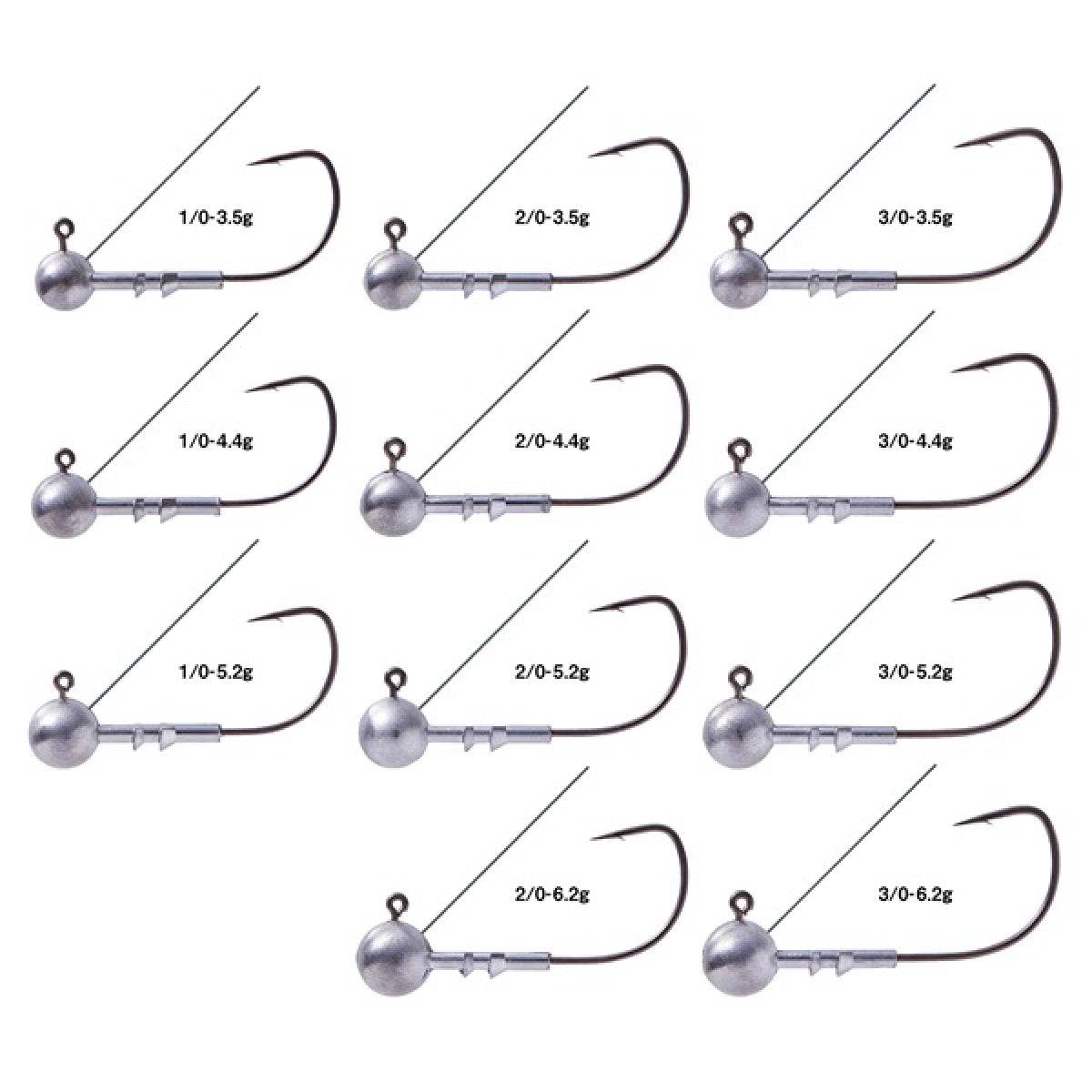 Gamakatsu HORIZON HEAD LG+G #3/0 - 4.4g 68788 (4 pcs/pack) - Britannic Trade