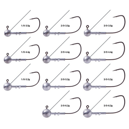 Gamakatsu HORIZON HEAD LG+G #3/0 - 5.2g 68788 (4 pcs/pack) fishing terminal tackle — photo 2