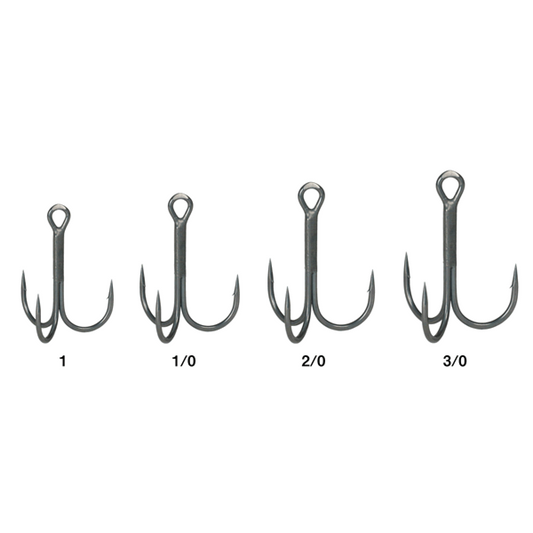 Gamakatsu TREBLE RB BIG BAIT SP #1 (6 pcs/pack) fishing terminal tackle — photo 2