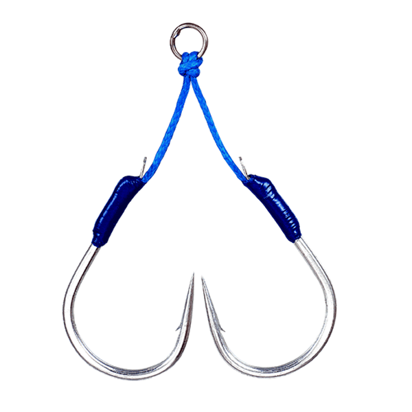 Gamakatsu Assist Hook VARTICAL LIMIT Double Short #3/0 (2 sets/pack) SILVER