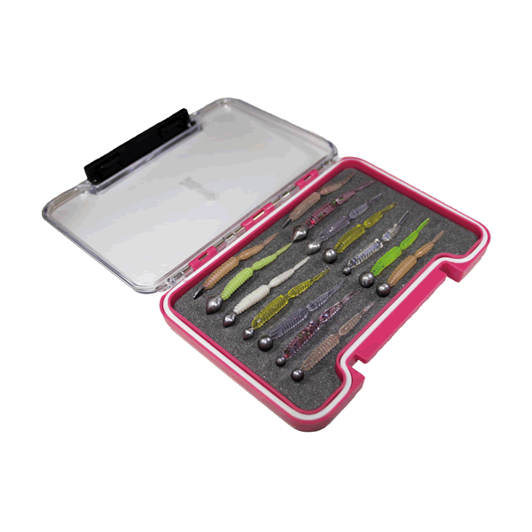 Gamakatsu LE504-1 YOIHIME SLIM SLIT BOX 95x140x16mm : 84g PINK fishing accessory — photo 3