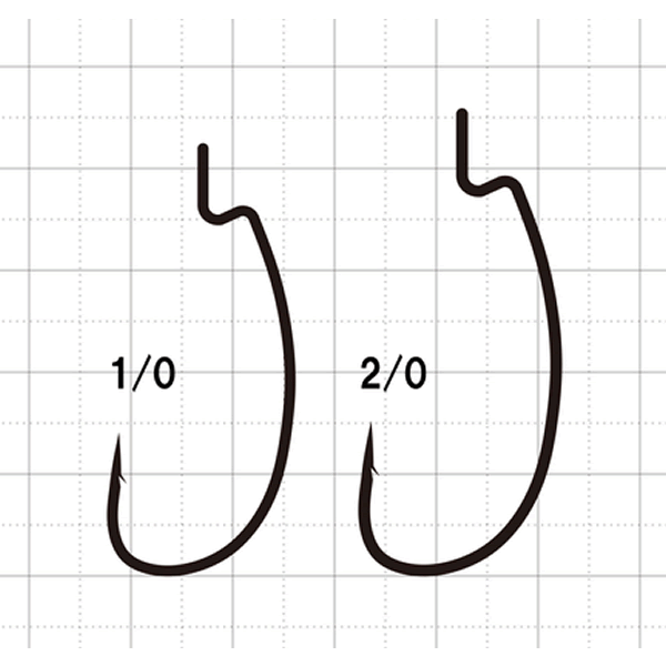 Gamakatsu WORM 333 #2/0 (6 pcs/pack) NANO SMOOTH COAT