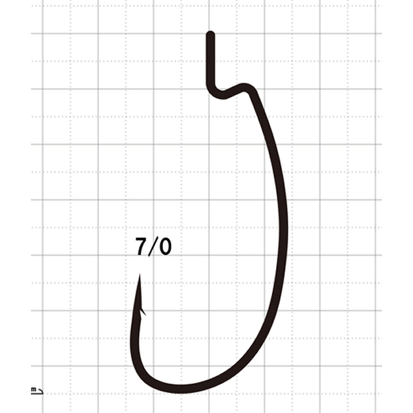 Gamakatsu WORM 333 #7/0 (3 pcs/pack) NANO SMOOTH COAT