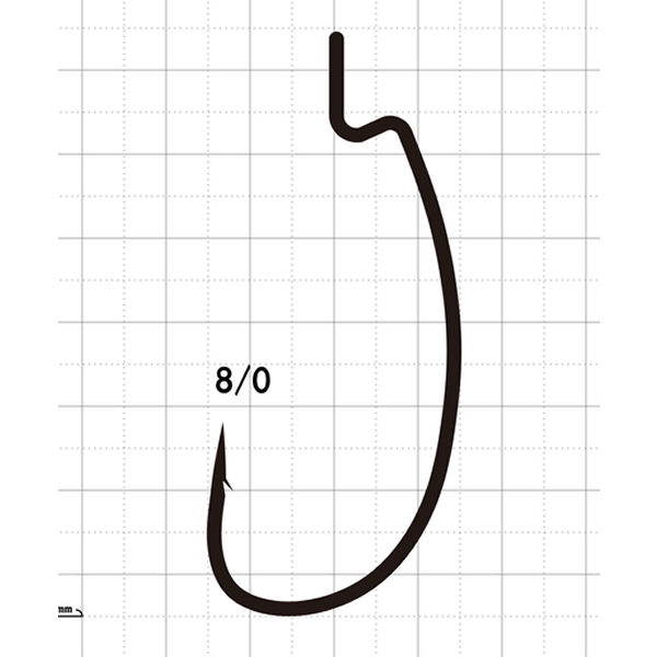 Gamakatsu WORM 333 #8/0 (3 pcs/pack) NANO SMOOTH COAT