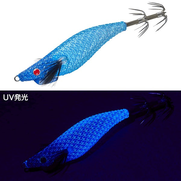 Gamakatsu SPEEDMETAL EGI DROPPER TYPE F #19 BLUE HEAD / LIGHT BLUE