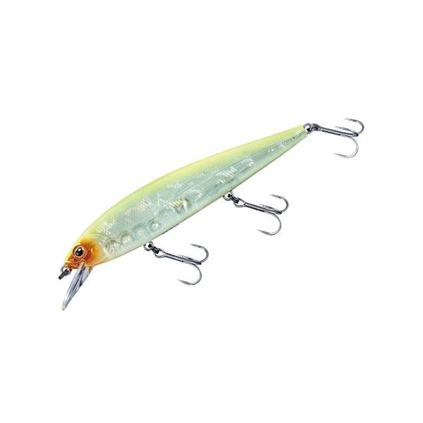 Gamakatsu AVENGE MINNOW 110F 110mm : 14g Floating #03 SEE-THROUGH CHART BACK