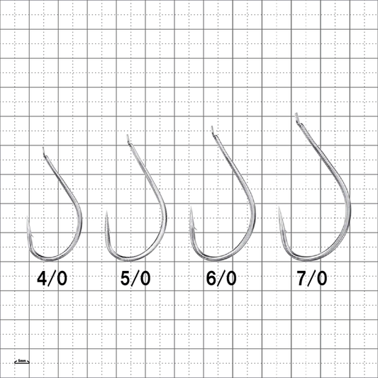 Gamakatsu JIGGING HOOK KINKAI MS-NEO #5/0 (8 pcs/pack) SILVER