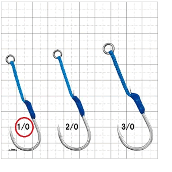 Gamakatsu Assist Hook TSURANUKI 480 Single #1/0 (3 sets/pack) SILVER