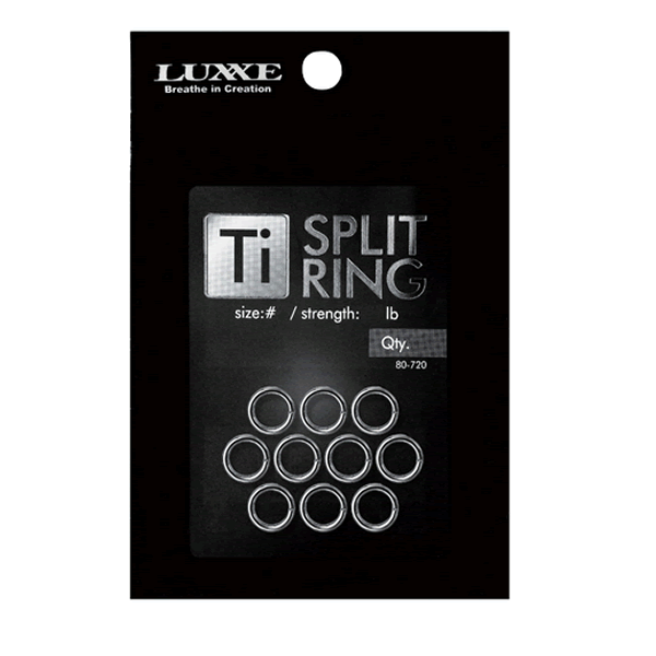 Gamakatsu Ti SPLIT RING #8 (10 pcs/pack)