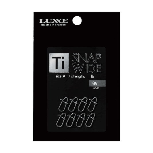 Gamakatsu Ti SNAP WIDE #000 (8 pcs/pack) fishing terminal tackle — photo 2