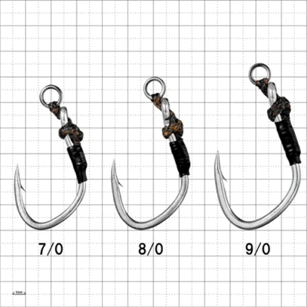 Gamakatsu PLUGGIN' SINGLE WORLS RECORDER #9/0 (2 sets/pack) SILVER