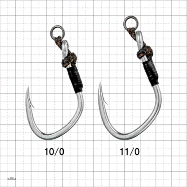 Gamakatsu PLUGGIN' SINGLE WORLS RECORDER #10/0 (2 sets/pack) SILVER