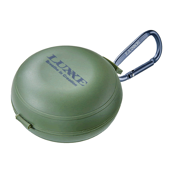Gamakatsu Silicon Trash Pouch Dia 90 x W45mm ARMY GREEN fishing accessory