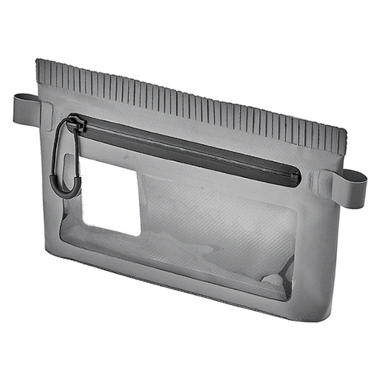 Gamakatsu Waterproof Pouch S: D35 x W245 xH120mm GRAY fishing accessory — photo 2