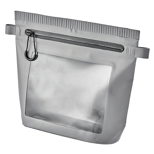 Gamakatsu Waterproof Pouch M: D100 x W285x H240mm GRAY fishing accessory — photo 2