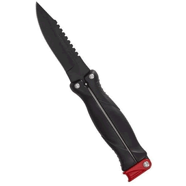 DAIWA FIELD KNIFE TYPE II + Fluorine Coat Total Length: 210mm BLACK - Britannic Trade