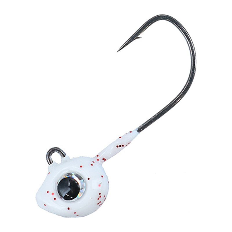 DAIWA GEKKABIJIN SW LIGHT JIGHEAD SS 2.0g : #4 (4 pcs/pack) RED GLOW