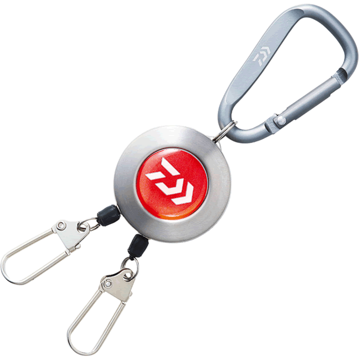 DAIWA CARABINER ON REEL DOUBLE 800 Lead: 80cm RED - Britannic Trade