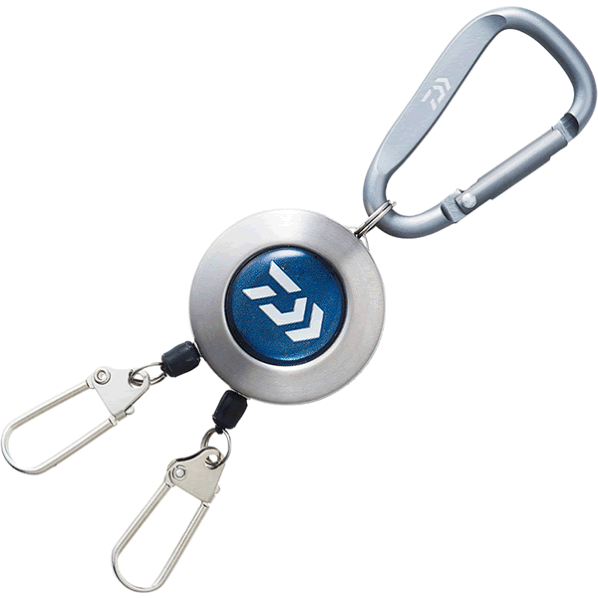 DAIWA CARABINER ON REEL DOUBLE 800 Lead: 80cm BLUE - Britannic Trade