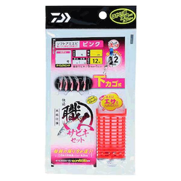 DAIWA KAITEKI SYOKUNIN SABIKI SET SOFT AMAEBI SHITAKAGOSHIKI 100cm : 1-0.8 PINK - Britannic Trade