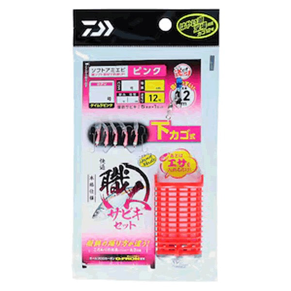 DAIWA KAITEKI SYOKUNIN SABIKI SET SOFT AMAEBI SHITAKAGOSHIKI 120cm : 7-1.5 PINK