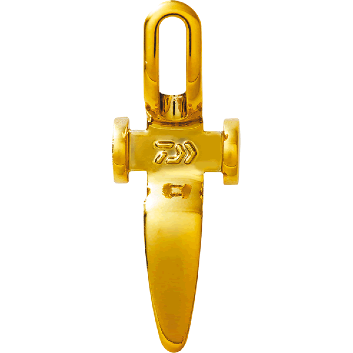 DAIWA LURE HOOK HOLDER METAL GOLD