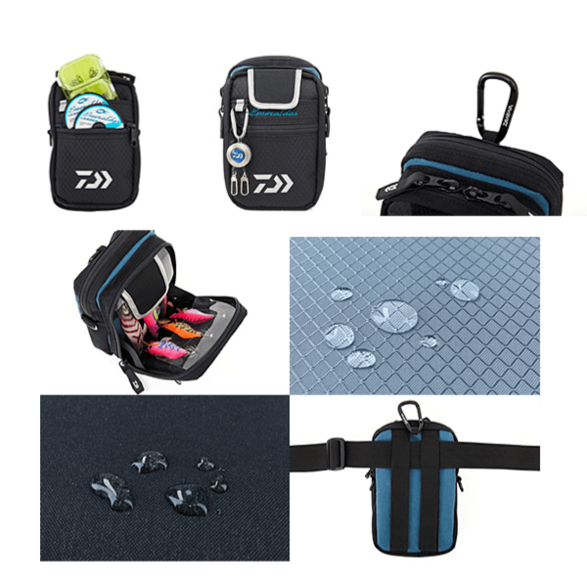 DAIWA EMERALDAS TACTICAL RUNGUN SLIM BAG (B) 7×12×18 cm GRAY - Britannic Trade