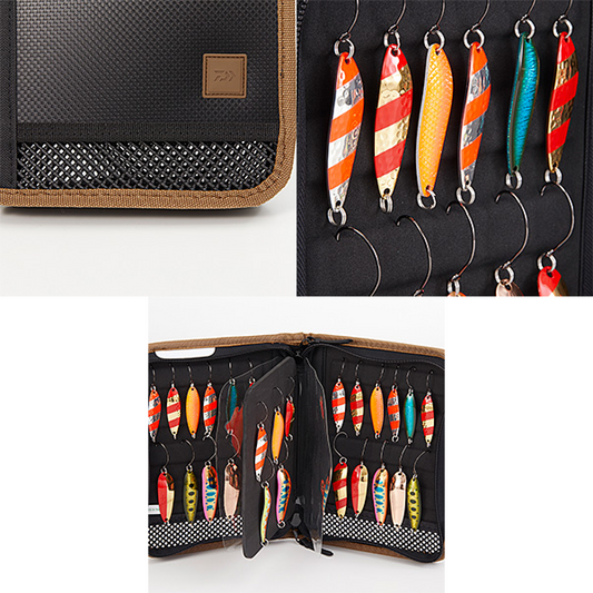 DAIWA MESH WALLET (A) M : 4×9×18cm COYOTE fishing accessory — photo 2