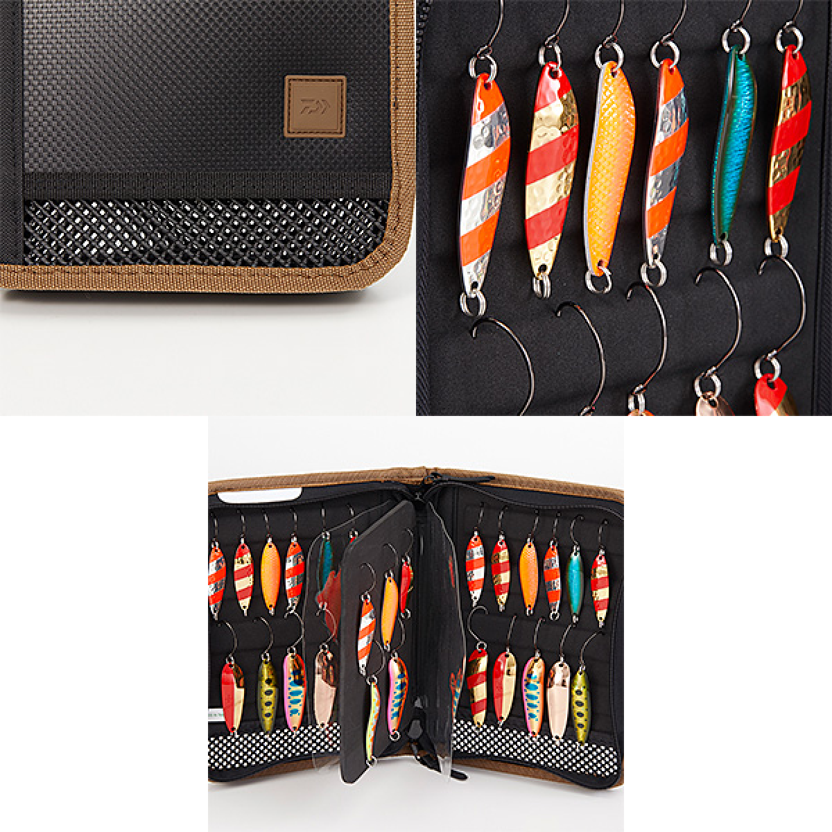 DAIWA MESH WALLET (A) L : 4 x 17 x 23cm COYOTE