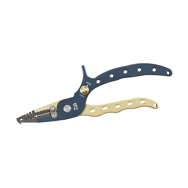 DAIWA ALUMINUM PLIERS α 200H LOCK BG/BG C with case 200mm : 190g DEEP BLUE