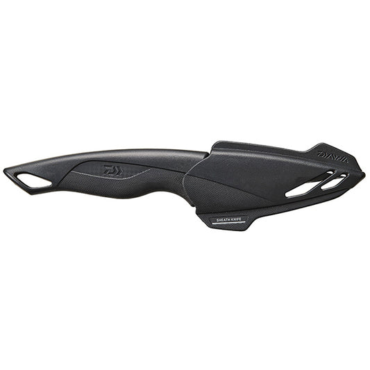 DAIWA SHEATH KNIFE 90D + Fluorine Coat 125g : 200mm BLACK fishing accessory — photo 2