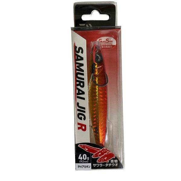 DAIWA SAMURAI JIG R 40g 92mm : 40g PH RED GOLD - Britannic Trade