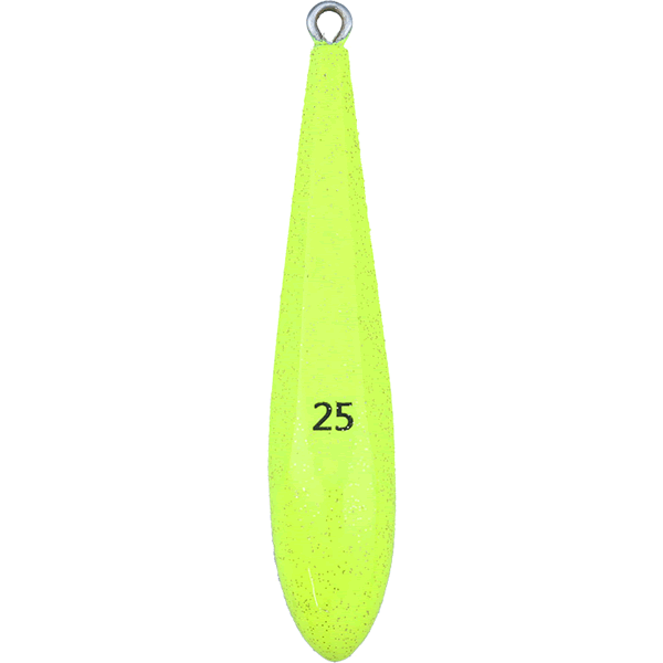 DAIWA OMORIG SINKER TG #25 CHART YELLOW fishing terminal tackle