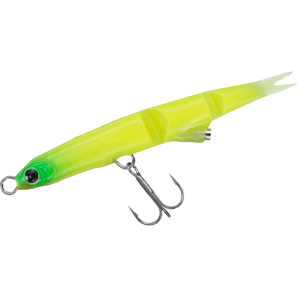 DAIWA GEKKABIJIN CHIBIUO SHIRASU 55S 55mm : 1.5g Sinking LIME CHART
