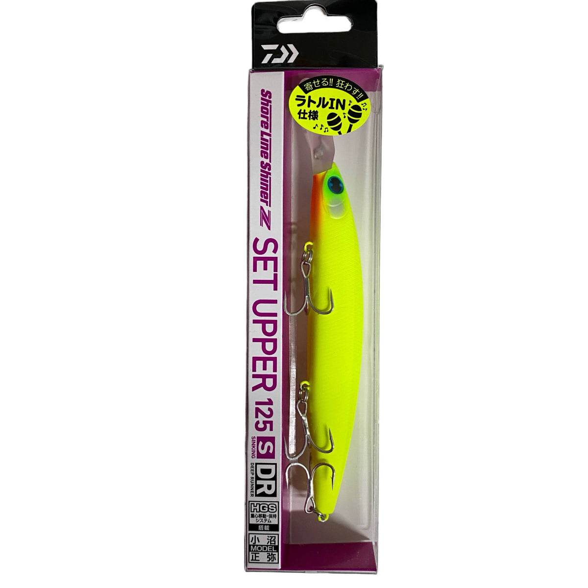 DAIWA SHORELINE SHINER Z SETUPPER 125S-DR 125mm : 26.5g Slow Sinking RATORIN DO MAT CHART - Britannic Trade