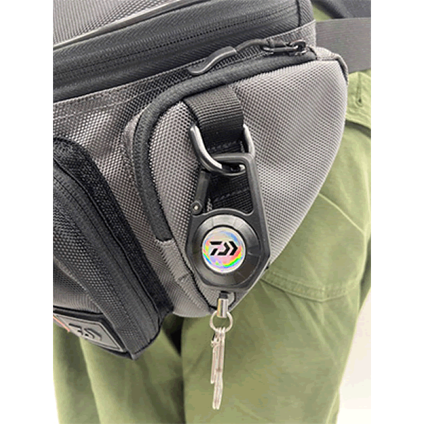 DAIWA CARABINER REEL 900 TYPE A Lead: 90cm BLACK fishing accessory — photo 2